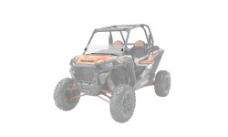 Lock & Ride® Half Windshield - Hard Coat Poly RZR