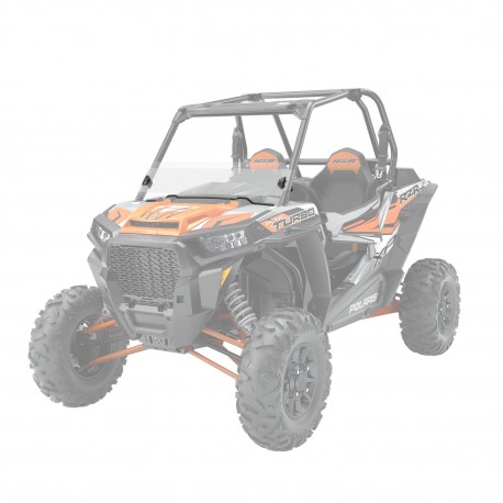 Lock & Ride® Half Windshield - Hard Coat Poly RZR