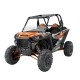 Lock & Ride® Half Windshield - Hard Coat Poly RZR