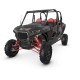 Lock & Ride® Half Windshield - Hard Coat Poly RZR